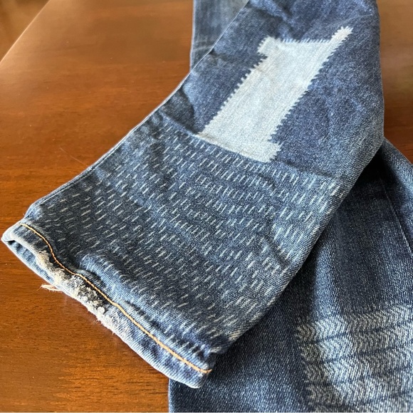 True Religion Patchwork Cora Mid Rise Straight-Size 27 - Picture 12 of 12